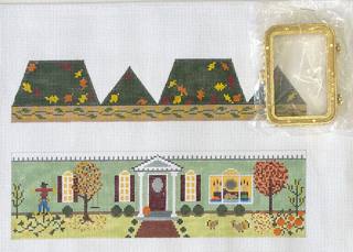 Thanksgiving House Hinged Box by Julia’s Needleworks (thumbnail)