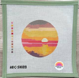 Sunset over water by Atlantic Blue Canvas (thumbnail)