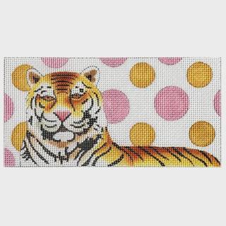 Tiger on Polka Dots 3x6 Insert by Colors of Praise Art Studio (thumbnail)