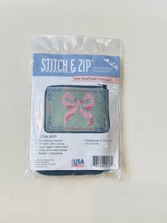 Bow Coin/Credit Card Case Stitch & Zip Kit by Alice Peterson (thumbnail)