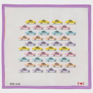 Colorful Cabs by Poppy J Stitches (thumbnail)