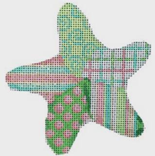 Pattern Patch Starfish Ornament by Associated Talents (thumbnail)