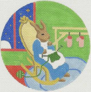 Quiet Old Lady Ornament Canvas by Colonial Needle Company (thumbnail)