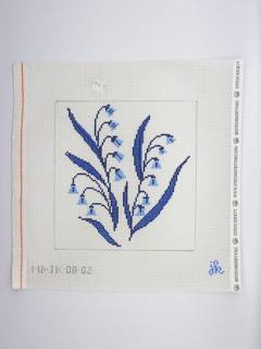 Blue Bonnets Ornament Canvas by Mopsey Designs (thumbnail)