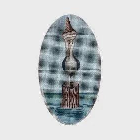 Seagull w/Ice Cream Cone (Fab Funky) by CBK Needlepoint (thumbnail)
