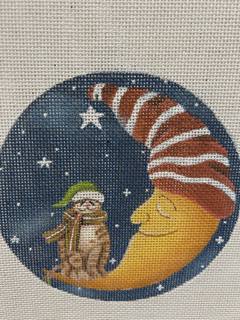 Cat Sitting on Moon by Ginny Diezel (thumbnail)