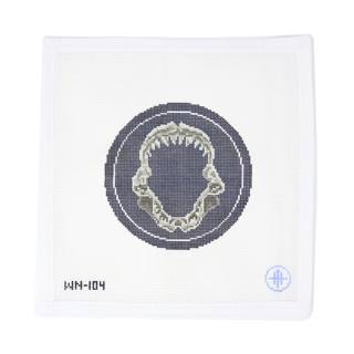 Shark Bite by Wheelhaus Needlepoint (thumbnail)
