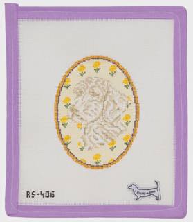 Doodle Flower Cameo by Atlantic Blue Canvas (thumbnail)
