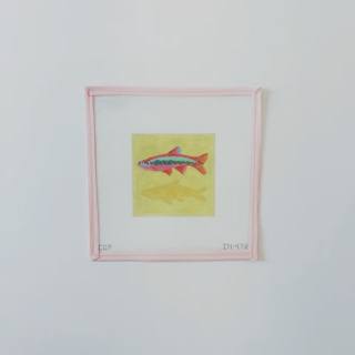 Fish Coaster Yellow by Colors of Praise Art Studio (thumbnail)