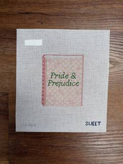 Pride and Prejudice Book Canvas by The Gingham Stitchery (thumbnail)