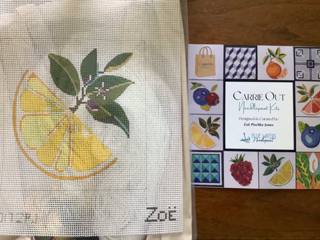 Lemon Slice Kit by Blue Waters Needlepoint (thumbnail)