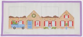 Winter Village - 3D Christmas Home With Stitch Guide by Stitch Style Needlepoint (thumbnail)