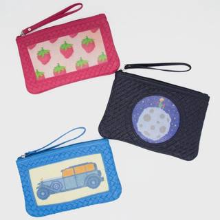 Leather Woven Clutches by Tilli Tomas (thumbnail)