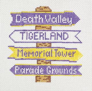 lsu destination sign by Needlepoint by Laura (thumbnail)