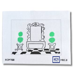 Welcome Home Needlepoint Canvas by KCN Designers (thumbnail)