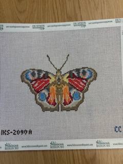 Butterfly Ornament - Peacock by Initial K Studio (thumbnail)