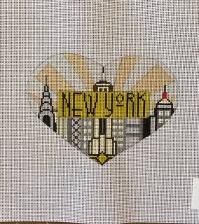 NYC heart with stitch guide by Patricia Sone (thumbnail)