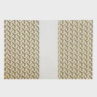 Y Pattern Clutch - Tan Back by Anne Fisher Needlepoint (thumbnail)