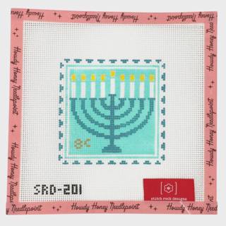 Menorah Stamp by Stitch Rock Designs (thumbnail)