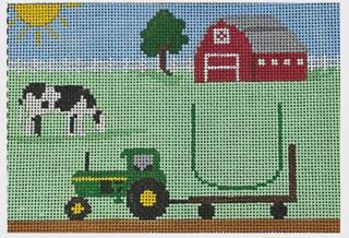 Elm Tree Needlepoint Farm Scene Tooth Fairy Pillow by Elm Tree Designs (thumbnail)