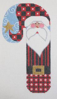Striped Santa Candy Cane by Danji Designs (thumbnail)