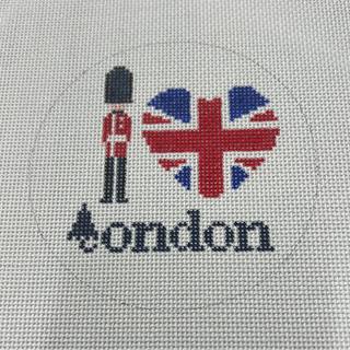 I heart London by Elf Needlepoint Designs (thumbnail)