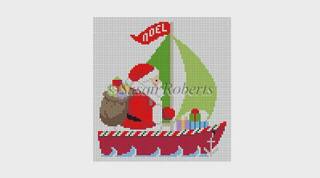 Sailing Santa by Susan Roberts Needlepoint (thumbnail)