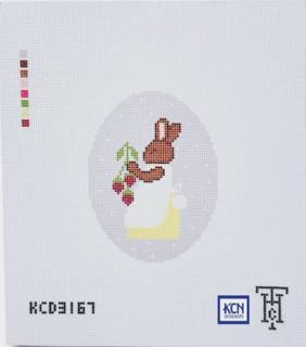 Girl Bunny Easter Egg Canvas by KCN Designers (thumbnail)