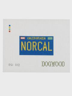 NORCAL License by Dogwood Needlepoint (thumbnail)