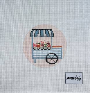 Flower Cart Canvas by Arden Gray Co. (thumbnail)