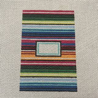 Serape Passport with Monogram by Officially Needlepoint (thumbnail)