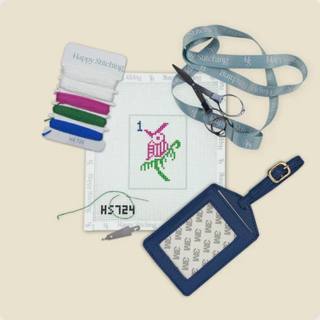 Bird bam luggage tag kit by Happy Stitching (thumbnail)