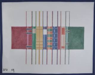Library Books Brick Cover by Liz Goodrick-Dillon (Tapestry Tent, via Susan Roberts) (thumbnail)