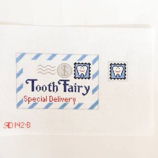 Tooth Fairy Delivery, Blue - 13 mesh by Rachel Donley (thumbnail)
