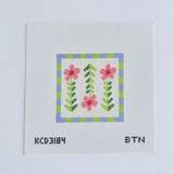Folk Art Square 1 Canvas by KCN Designers (thumbnail)