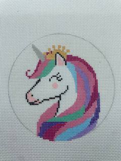 Unicorn Princess Ornament by Laura Love Designs (thumbnail)