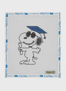 Peanuts Graduation - Snoopy by Officially Needlepoint (thumbnail)