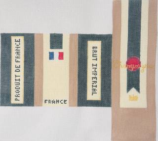 3-D Champagne Box by Stitch Style Needlepoint (thumbnail)