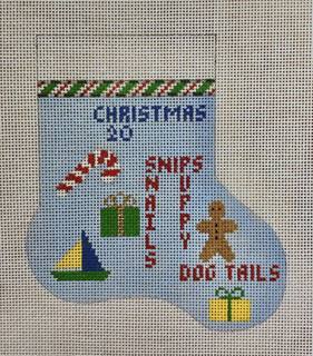 snip & snails mini sock by Julia’s Needleworks (thumbnail)
