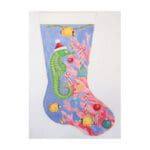 Seahorse Decorating Tree-Trunk Show by CBK Needlepoint (thumbnail)