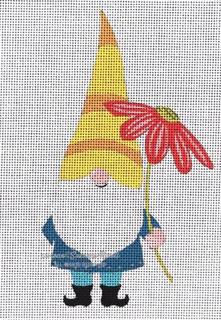 Gnome - Pink Daisy by Painted Pony Designs (thumbnail)