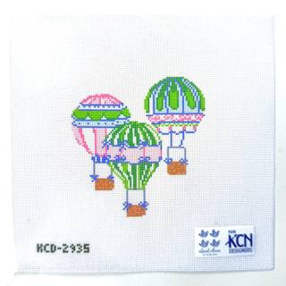 Hot Air Balloon Ornament Printed Canvas by KCN Designers (thumbnail)