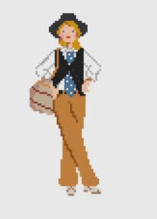 Annie Hall by Jennifer Vallez Needlepoint (thumbnail)