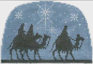 three kings silhouette dome by Shelly Tribbey Designs (thumbnail)