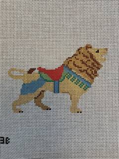Lion Carousel Animal by Stitch Style Needlepoint (thumbnail)