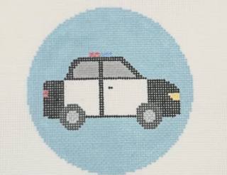 Police Car Round by Atlantic Blue Canvas (thumbnail)