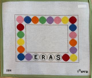 Eras picture frame by Susan Battle Needlepoint (thumbnail)