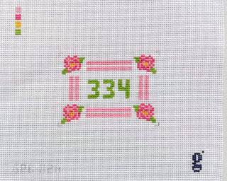 334 Camelia Area Code Goodpoint by Goodpoint Needlepoint (thumbnail)