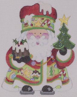 santa ornament with christmas cake by Strictly Christmas (thumbnail)