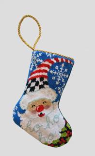 Mary Engelbreit - Snowflake Santa Bauble Stocking by Bauble Stockings (thumbnail)
